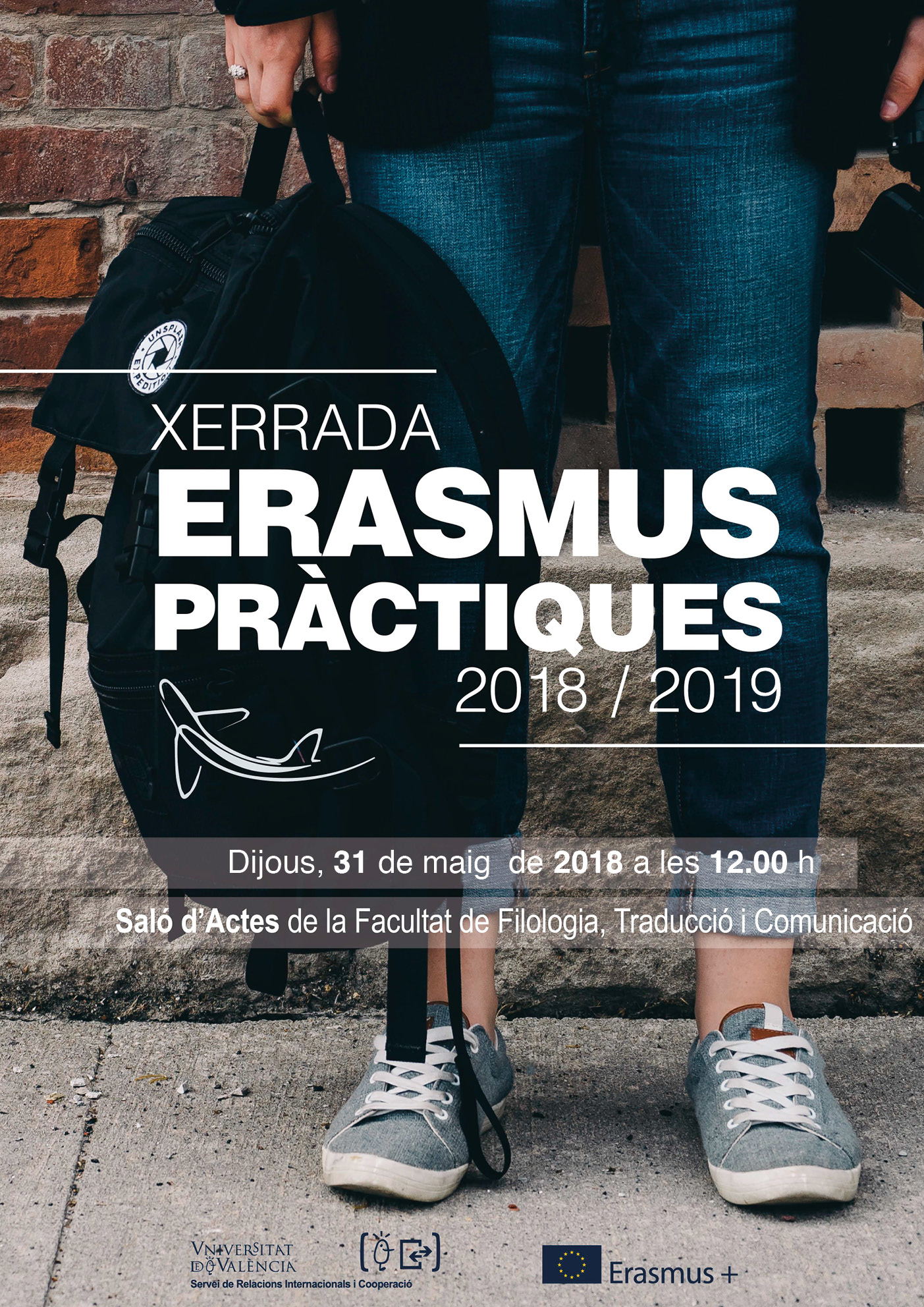 Cartell Xerrada Erasmus Pràctiques